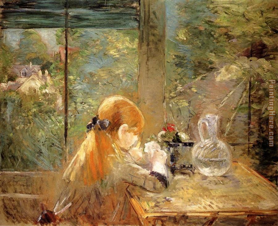 Berthe Morisot On The Veranda